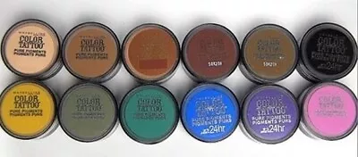 Maybelline New York Eye Studio Color Tattoo Pure Pigments Coose Your Favorite • $7.97