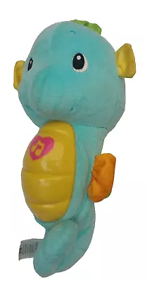 Fisher Price Soothe & Glow Seahorse Soft Plush Blue Musical Light Up Baby Toy • $36.99