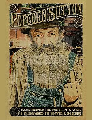 Marvin 8.5x11 Popcorn Sutton Photo Original Jack Daniels Of Moonshine Reprint • $17.01