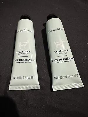 Crabtree & Evelyn Goatmilk Hand Therapy Cream 25g New & Sealed X2 • £12