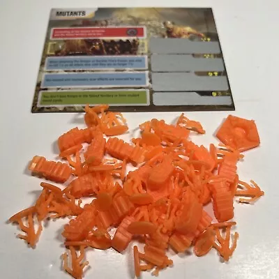 Risk Legacy Mutants 55 Game Piece Lot With Faction Card Hasbro • $8.99