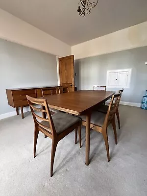 Vintage Mcintosh Extendable Teak Dinning Table And 8 Chairs • £150