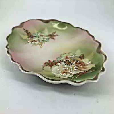 Antique Habsburg China MZ Austria Hand Painted Porcelain Side Plate Trinket Dish • $17.77