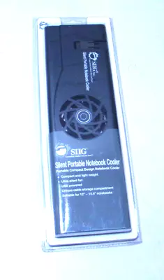 SIIG Silent Portable Notebook Cooler AC-CL0212-S1 06-0694A Fan For Laptop • $10.99