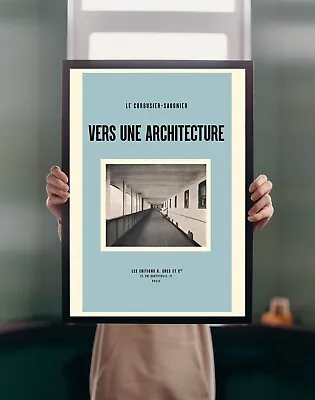 Vers Un Architecture 1923 Le Corbusier POSTER PRINT A5A1 Vintage Cover Wall Art • £4.99