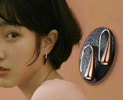 Gorgeous Chic Women's Teens KPOP Cute Rosegold Plated Water Drop Dangle Earrings • £3.99