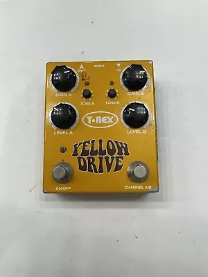 T-Rex Engineering Yellow Drive Dual Overdrive Rare Guitar Effect Pedal • $109