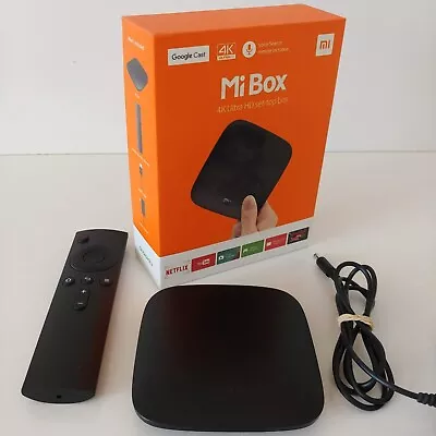 Xiaomi Mi Box Android TV Box WiFi MDZ-16-AB W/ Remote • $34.90