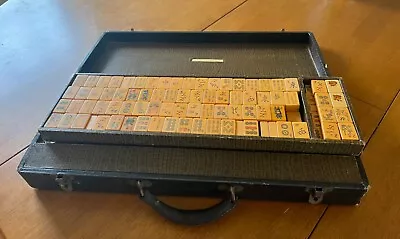 Vintage Mahjong Set In Case • $99.99