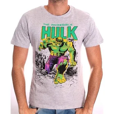 £18.99 • Buy Official - Marvel Comics The Incredible Hulk Grey T-shirt (brand New)