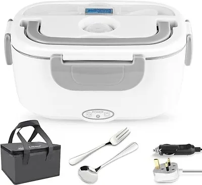 Electric Heating Lunch Box 2 In 1 For Car 12V 24V Portable Microwave Food Warm • £24.99