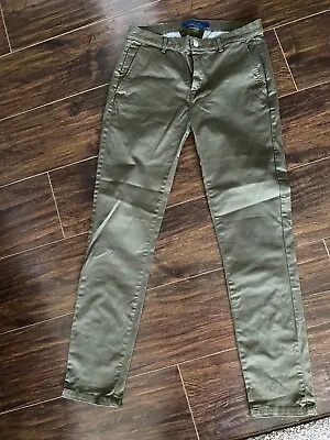 Zara Man Army Green Trousers Europe 38 • £8.99