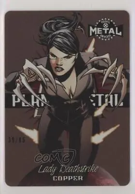 2020 Marvel X-Men Metal Universe Planet Copper 39/85 Lady Deathstrike #9PM 07yb • $9.74
