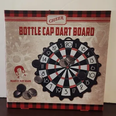 Cheer MAGNETIC Bottle Cap Dart Board - Fun Party Game - For Adults/children • $14