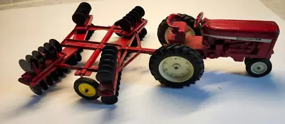 Vintage International Harvester ERTL Die Cast Metal Toy Tractor With Wing Disc • $64.76