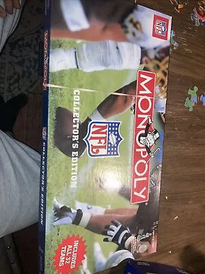 NFL Collector's Edition Monopoly Board Game All 32 Teams 2003 6 Pewter Tokens • $30