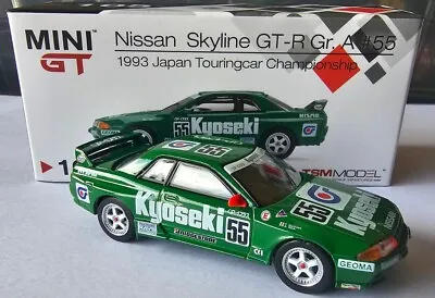 Mini Gt - Nissan Skyline Gtr R32 Gr A 1993 Jtcc [green] Kyoseki Near Mint Vhtf  • $49.95