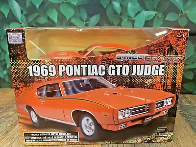 Diecast Metal Model Kit Sealed Classic Metal Works 1969 Pontiac Gto Judge 1:24 • $35.10