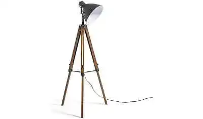 Habitat Industrial Loft Living Tripod 152cm Tall Floor Lamp - Grey 2023683 R • £79.99