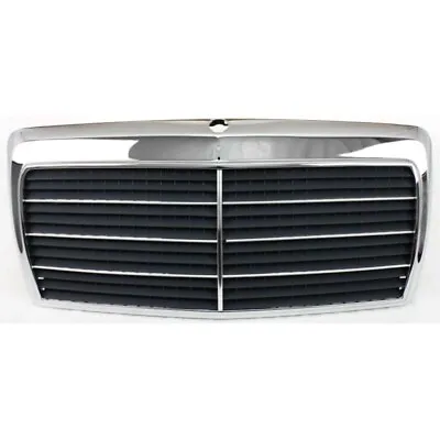 For Mercedes-Benz 300E Grille 1986-1993 Chrome Shell/Painted Gray Insert • $97.18