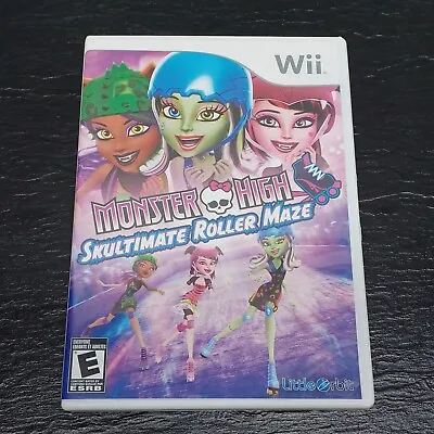 Monster High: Skultimate Roller Maze (Nintendo Wii 2012) • $5