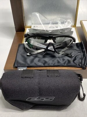 £68.25 • Buy ESS EE9014-16 Crosshair 2LS Safety Goggles Kit, Black Frames, Clear & Smoke Gray