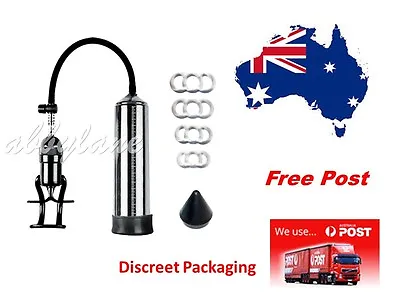 Advanced Professional Erectile Dis-function Penis Pump With Free Glider & Rings  • $49.90