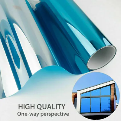 £0.99 • Buy 200cm One Way Mirror Window Film Privacy Reflective Glass Sticker Effect Tint