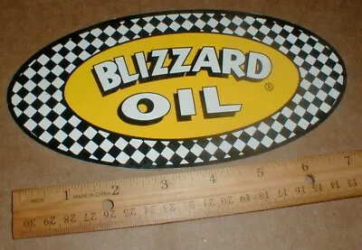 Vtg Ski Doo Blizzard Competition Snowmobile Oil Racing Decal Sticker 1970s 8 In- • $39.95
