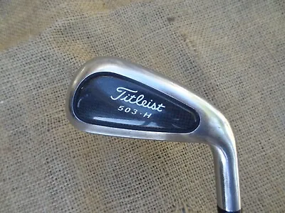 Titleist 503•H 22° Driving Iron ⛳ Aldila NV Hybrid 85-S Graphite Stiff • $59.95