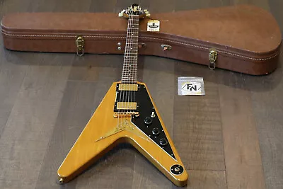 Vintage! 1983 Gibson Flying V Electric Guitar Heritage Korina + OHSC • $9995