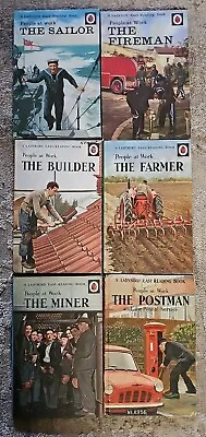 6 Vintage Ladybird ‘People At Work’ Books Series 606B John Berry Builder K6 • £17.49