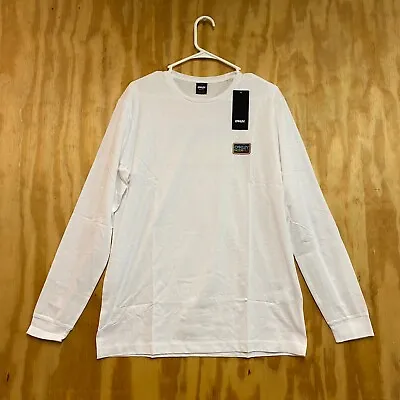 Oakley Men's Factory Pilot Graphic Pull Over Long Sleeve Shirt White Size L • $19.99