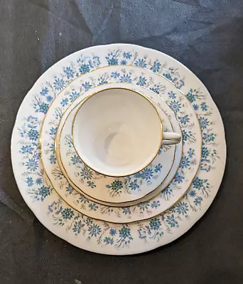 Colclough Braganza Bone China. Dinner Dessert And Side Plate. Cup And Saucer. • £20