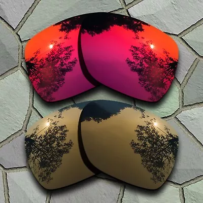 Bronze Copper&Violet Red Polarized Lenses Replacement For-Oakley Deviation • $15.98