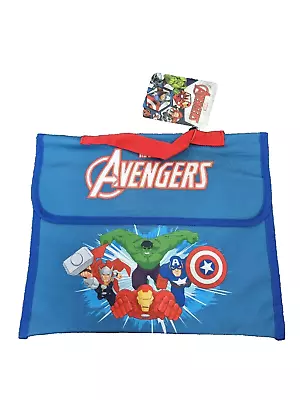 NEW Marvel Book Bag For School  Avengers Spiderman Hulk Thor 12x10 Inches • £5.99