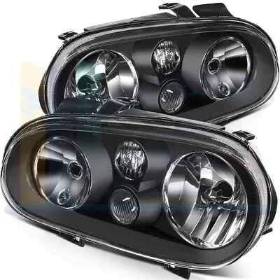 For 99-06 Volkswagen Golf 99-02 Volkswagen Cabrio Headlight Headlamps Front Set • $69.95