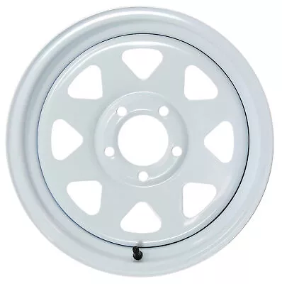 Trailer Wheel Rim 15x5 15 In. White Spoke SPECIAL 5 LUG ON 5 INCH BOLT PATTERN • $63.96