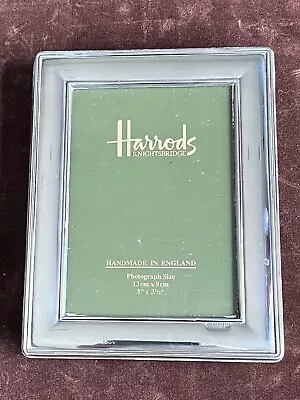 Hallmarked Sterling Silver Photo Frame From Harrods R. Carr Ltd 1996 13cm X 9cm • £19.99