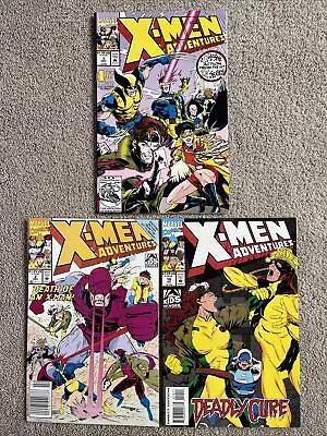Lot Of 3 1992-1993 X-Men Adventures Vol. 1 Marvel Comics Issues 1 2 10 • $14.99