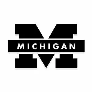 Michigan Wolverines University Decal Sticker Window VINYL DECAL STICKER Car • $4