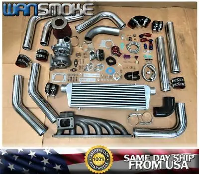 BMW 323I 325I 328I E36 E46 M50 M52 T3T4 .63 Turbo Kit Manifold Intercooler CH • $689.90