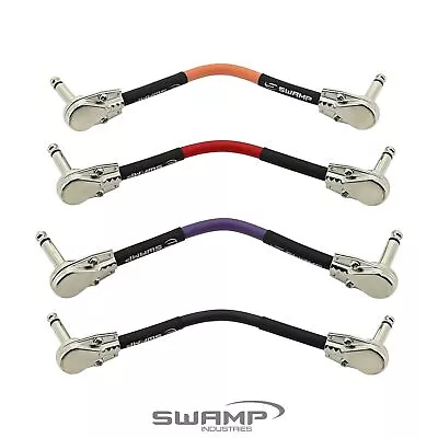 SWAMP Guitar Effect Pedal Patch Cable - Pancake Jack Connector - 20cm • $7.99