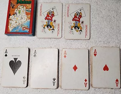 Vintage State Of Maine Souvenir Playing Cards Complete Set • $7.99