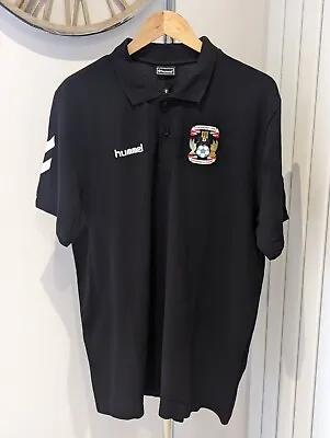 Coventry City FC Polo Shirt In Black Brand New Size Xxl • £14.99