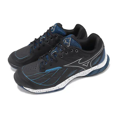 Mizuno Wave Fang 2 Wide Black Black White Men Badminton Sports Shoes 71GA2313-12 • $131.01