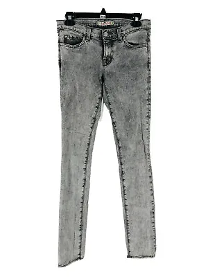 J. Brand Women's Gray Light Wash Pencil Leg Skinny Jeans Size 27 Inseam 34  • $12