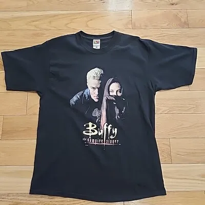 Vintage 1999 Buffy The Vampire Slayer - Spike &Dru T-shirt Size  L New • $99.99