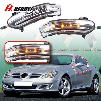 Clear Lens For Mercedes SLK-Class R171 W171 SL-Class LED Mirror Turn Signal Lamp • $25.64