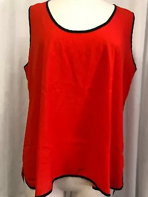 Milano Women's Tank Top Red Size X-Large P NWT • $11